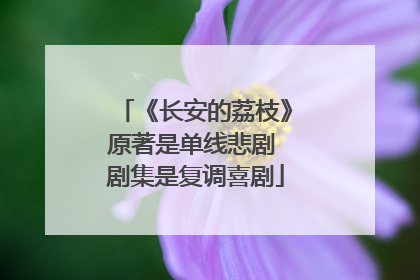 《长安的荔枝》原著是单线悲剧 剧集是复调喜剧