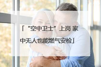 “空中卫士”上岗 家中无人也能燃气安检