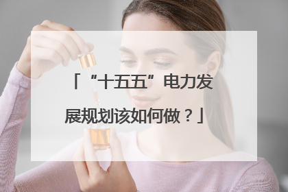 “十五五”电力发展规划该如何做？