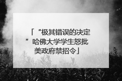 “极其错误的决定”哈佛大学学生怒批美政府禁招令