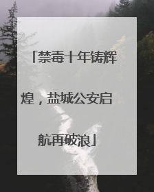 禁毒十年铸辉煌，盐城公安启航再破浪