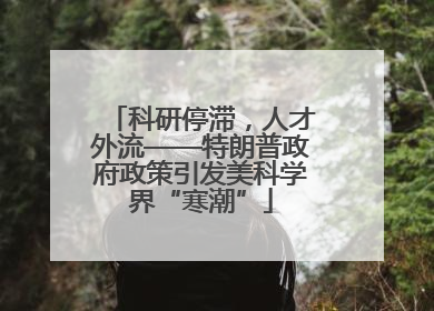 科研停滞，人才外流——特朗普政府政策引发美科学界“寒潮”