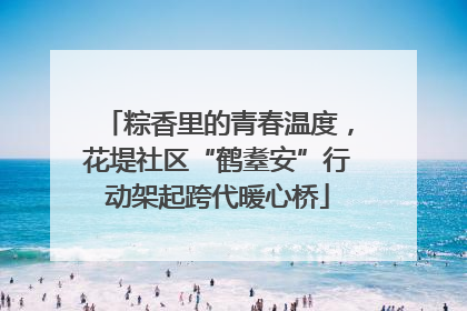 粽香里的青春温度，花堤社区“鹤耋安”行动架起跨代暖心桥