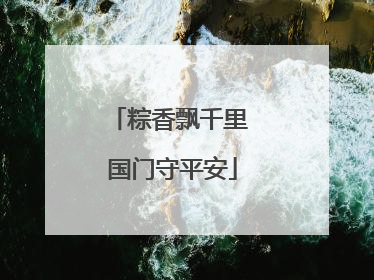 粽香飘千里 国门守平安