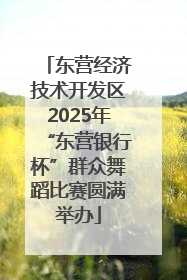 东营经济技术开发区2025年“东营银行杯”群众舞蹈比赛圆满举办