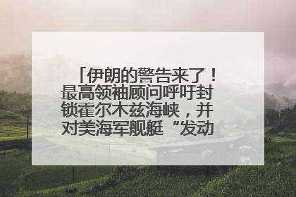 伊朗的警告来了！最高领袖顾问呼吁封锁霍尔木兹海峡，并对美海军舰艇“发动导弹袭击”