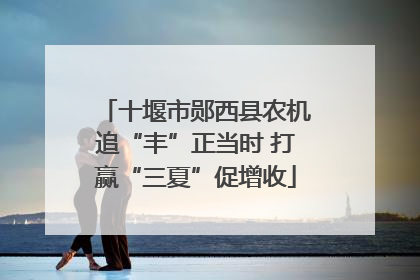 十堰市郧西县农机追“丰”正当时 打赢“三夏”促增收