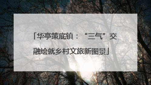 华亭策底镇：“三气”交融绘就乡村文旅新图景