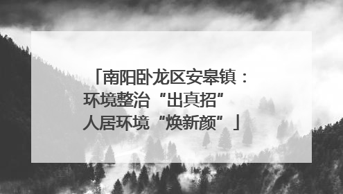 南阳卧龙区安皋镇：环境整治“出真招” 人居环境“焕新颜”