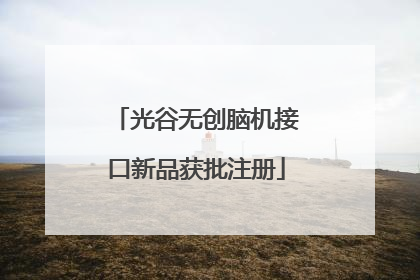 光谷无创脑机接口新品获批注册
