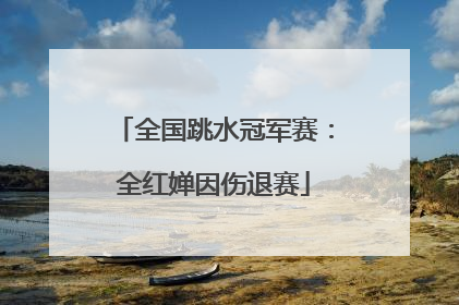 全国跳水冠军赛：全红婵因伤退赛