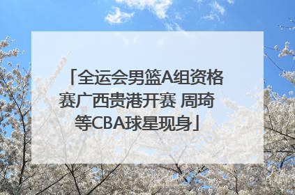 全运会男篮A组资格赛广西贵港开赛 周琦等CBA球星现身