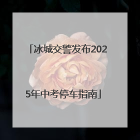 冰城交警发布2025年中考停车指南