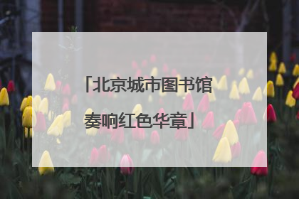 北京城市图书馆奏响红色华章
