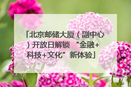 北京邮储大厦（副中心）开放日解锁 “金融+科技+文化”新体验
