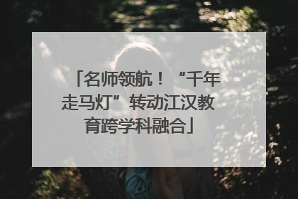名师领航！“千年走马灯”转动江汉教育跨学科融合