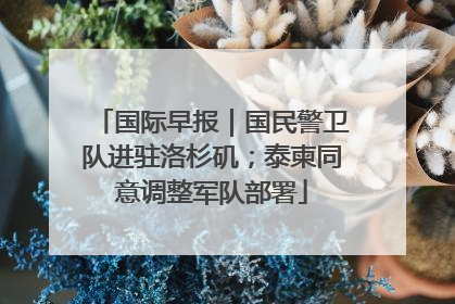 国际早报｜国民警卫队进驻洛杉矶；泰柬同意调整军队部署