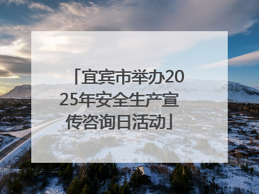 宜宾市举办2025年安全生产宣传咨询日活动
