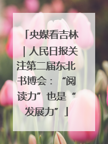 央媒看吉林｜人民日报关注第二届东北书博会：“阅读力”也是“发展力”