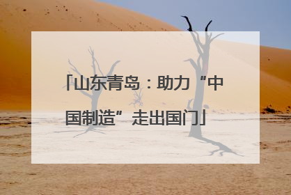 山东青岛：助力“中国制造”走出国门