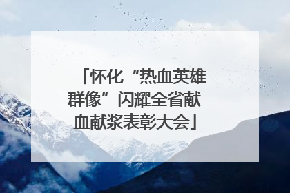 怀化“热血英雄群像”闪耀全省献血献浆表彰大会