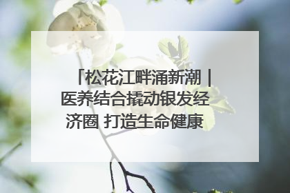 松花江畔涌新潮｜医养结合撬动银发经济圈 打造生命健康产业新样本