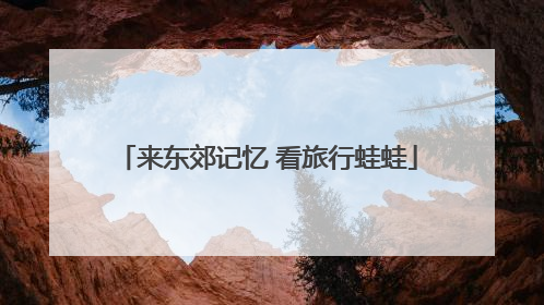 来东郊记忆 看旅行蛙蛙