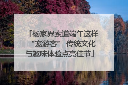 杨家界索道端午这样“宠游客” 传统文化与趣味体验点亮佳节