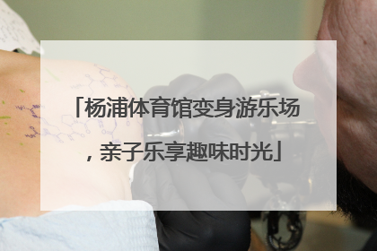 杨浦体育馆变身游乐场，亲子乐享趣味时光
