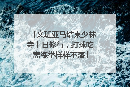 文班亚马结束少林寺十日修行，打球吃斋练拳样样不落