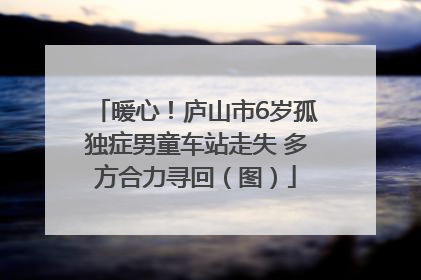 暖心！庐山市6岁孤独症男童车站走失 多方合力寻回（图）