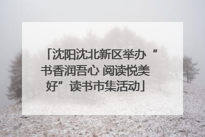 沈阳沈北新区举办“书香润吾心 阅读悦美好”读书市集活动