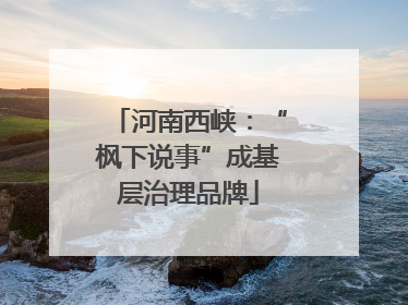 河南西峡：“枫下说事”成基层治理品牌