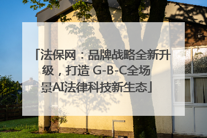 法保网：品牌战略全新升级，打造 G-B-C全场景AI法律科技新生态
