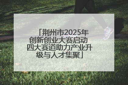 荆州市2025年创新创业大赛启动 四大赛道助力产业升级与人才集聚