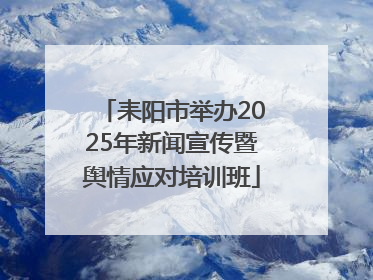 耒阳市举办2025年新闻宣传暨舆情应对培训班