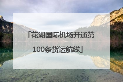 花湖国际机场开通第100条货运航线