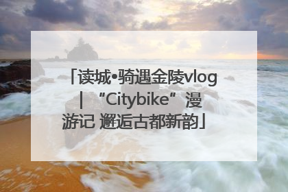 读城•骑遇金陵vlog｜“Citybike”漫游记 邂逅古都新韵