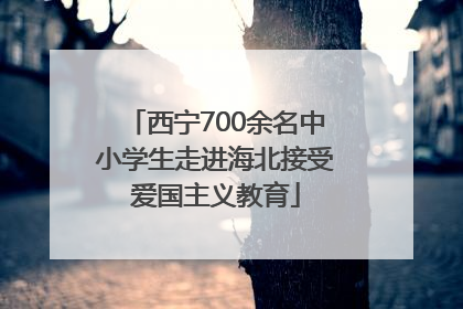西宁700余名中小学生走进海北接受爱国主义教育