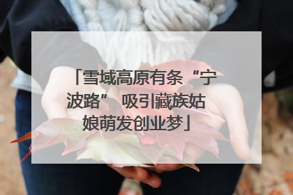 雪域高原有条“宁波路” 吸引藏族姑娘萌发创业梦
