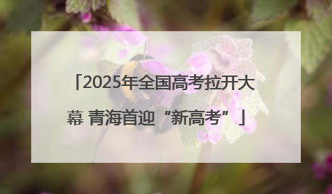 2025年全国高考拉开大幕 青海首迎“新高考”