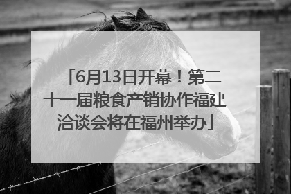 6月13日开幕！第二十一届粮食产销协作福建洽谈会将在福州举办