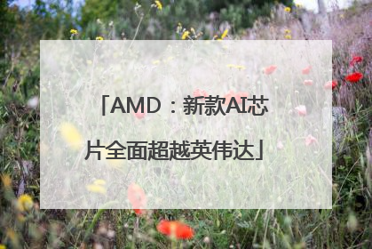 AMD：新款AI芯片全面超越英伟达