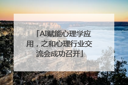 AI赋能心理学应用，之和心理行业交流会成功召开