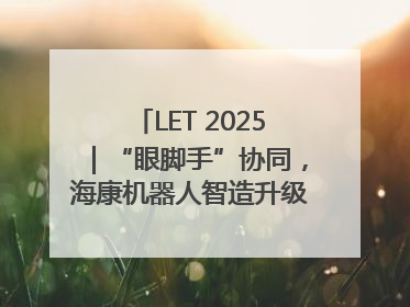 LET 2025｜“眼脚手”协同，海康机器人智造升级的秘密就在这里